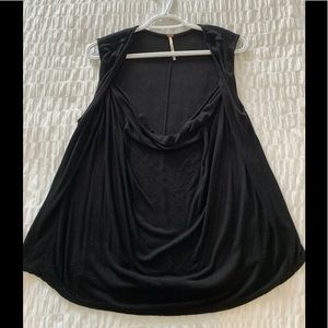 Free people stretch size medium black tank top